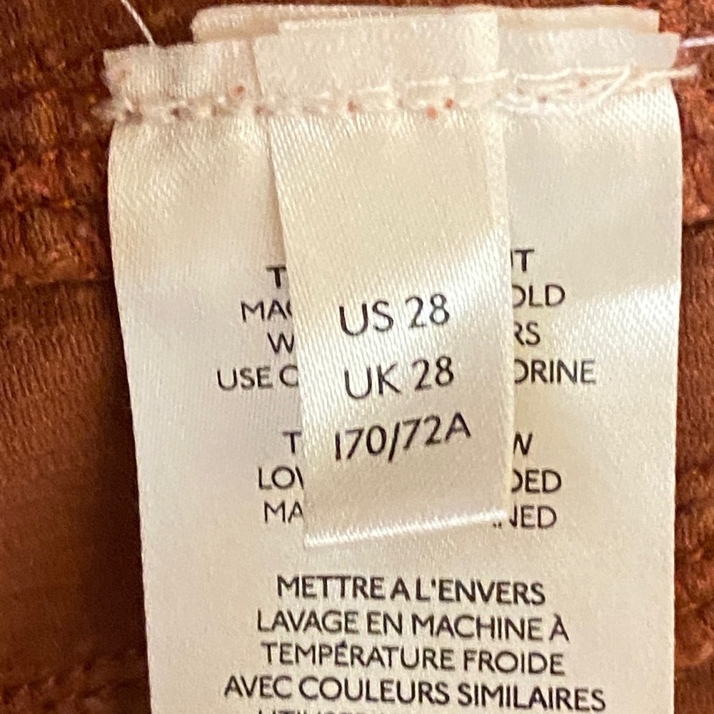 PILCRO Corduroy Straight Leg Ankle Pants 28 - Picture 11 of 15